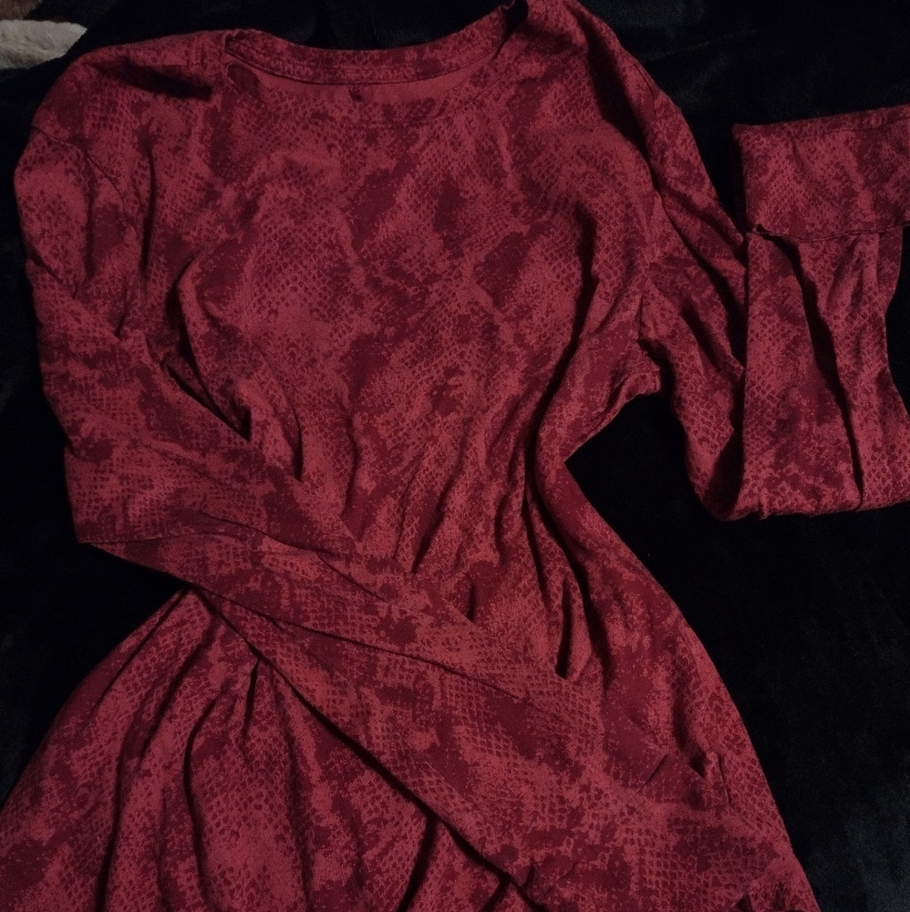 Red Long Sleeve Shirt